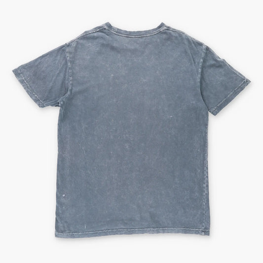 Y2K AFFLICTION Skull Cross Grunge USA Made Vintage Grey T-Shirt (L)