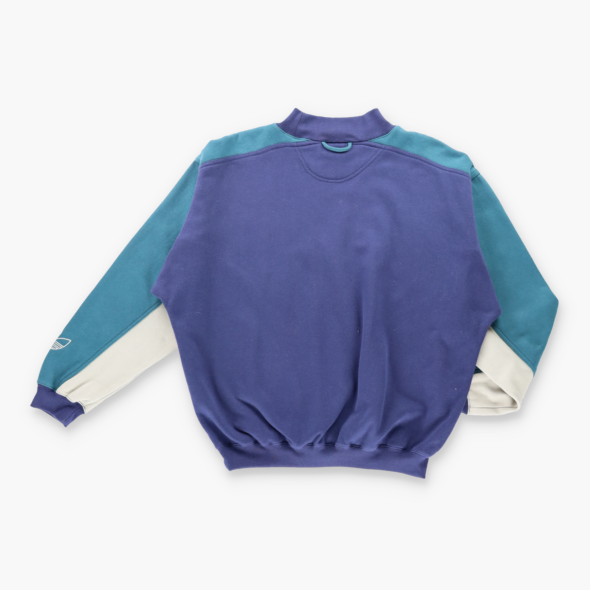 ADIDAS Retro Embroidered Colour Block Sweatshirt *Aubs Vintage Sole Melbourne