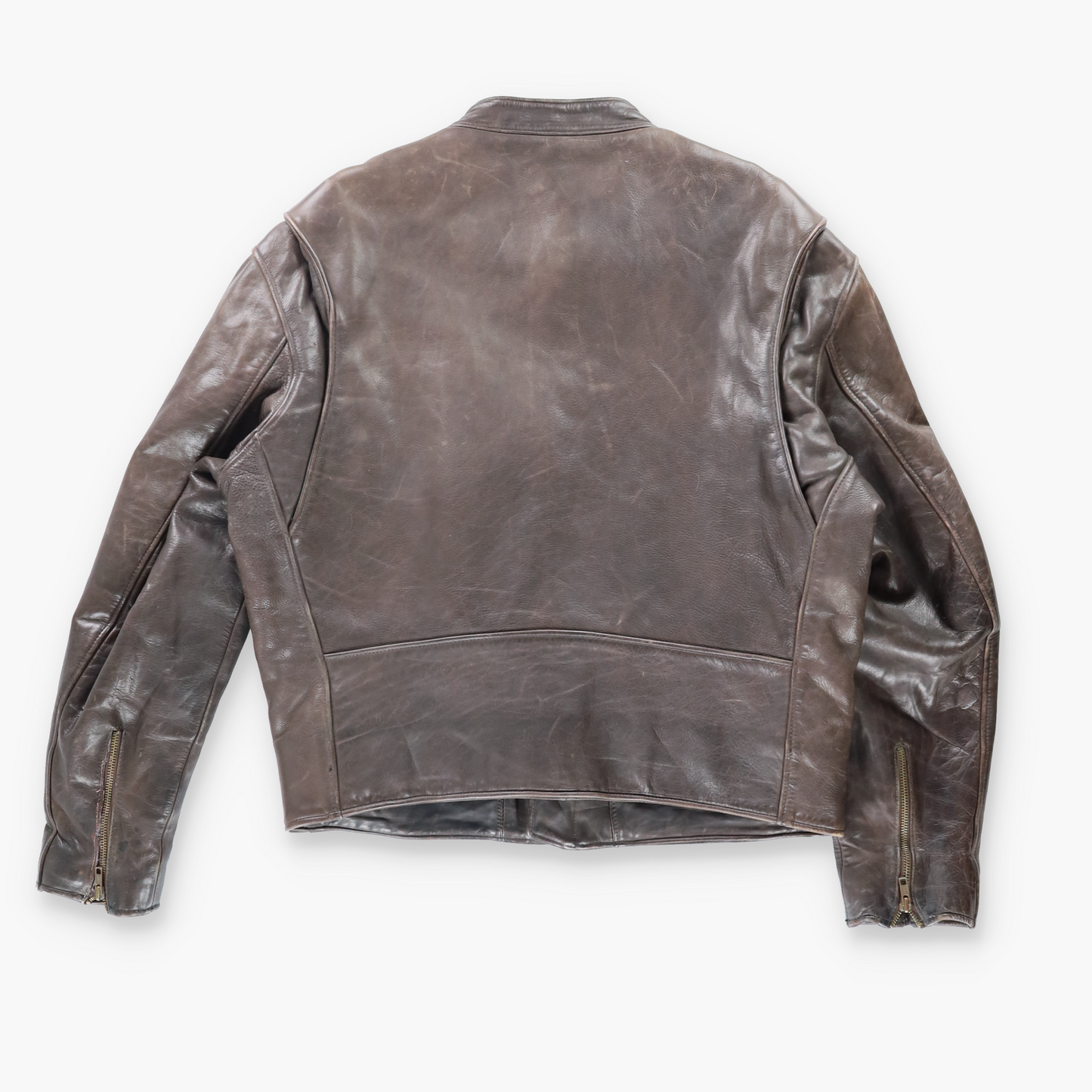 Vintage Brown Heavy Leather Jacket *Aubs Vintage Sole Melbourne