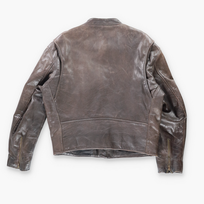 Vintage Brown Heavy Leather Jacket *Aubs Vintage Sole Melbourne