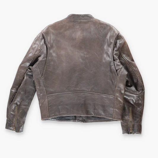 Vintage Brown Heavy Leather Jacket *Aubs Vintage Sole Melbourne