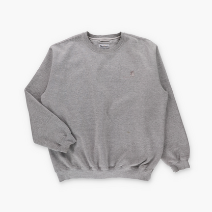 CARHARTT Grey Embroidered Logo Basics Sweatshirt (XL-XXL)