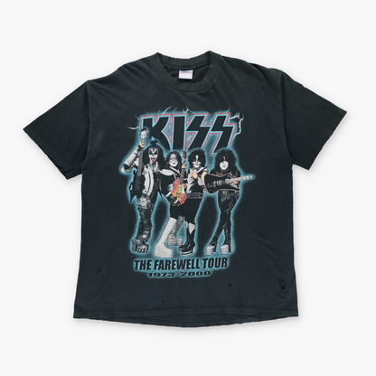 'The Farewell Tour 1973-2000' KISS Single Stitch Double Sided Black Band Tee (XL-XXL)