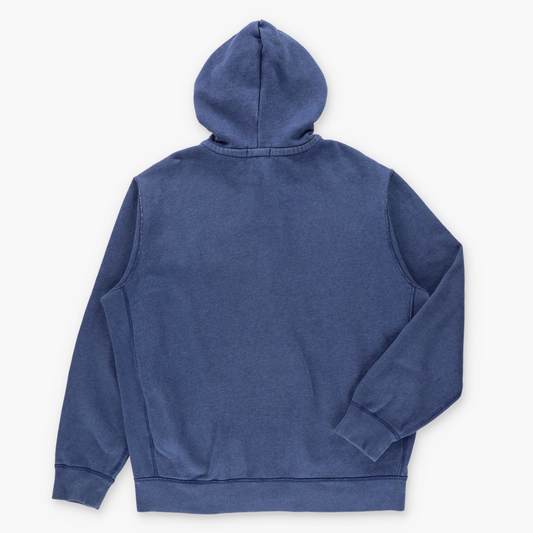 POLO RALPH LAUREN Blue & White Embroidered Logo Full Zip Hoodie Sweatshirt (XL-XXL)