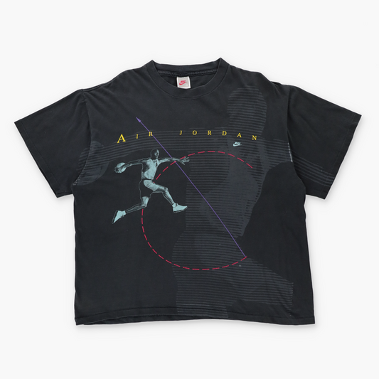 NIKE Air Jordan USA Made Single Stitch Basketball Graphic T-Shirt (XL)