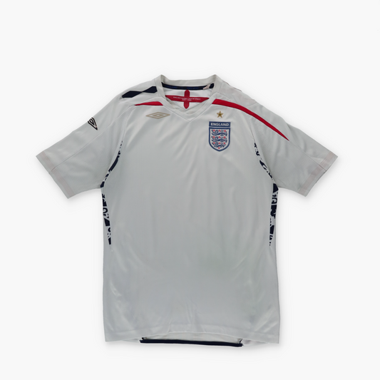 UMBRO England 2007-2009 Football Soccer Jersey (S)