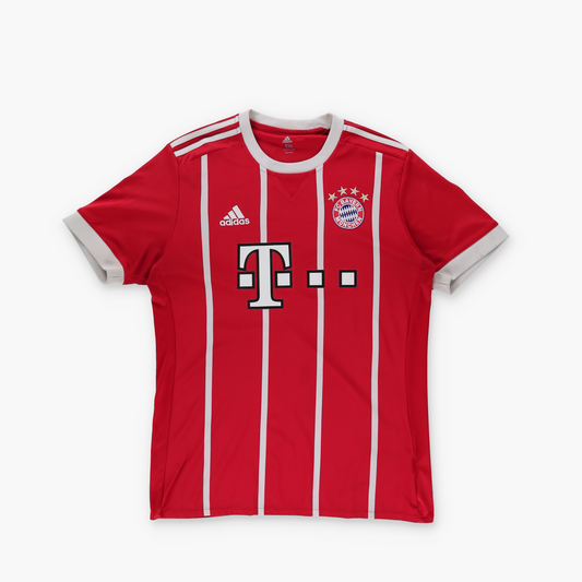 ADIDAS Bayern Munich 2017-18 Home Soccer Football Jersey (M-L)