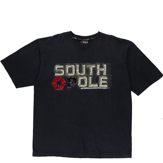 SOUTHPOLE 100% Cotton Bubble Graphic Spell Out Logo T-Shirt (XL)