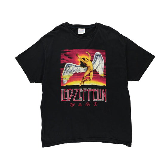 Led Zeppelin 2004 100% Cotton Angel Graphic Band T-Shirt (XL)