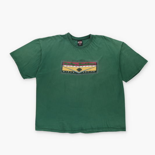 HARLEY DAVIDSON U.S Virgin Islands Green Graphic Cotton T-Shirt (XL)