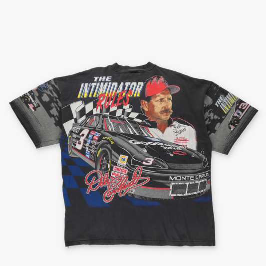 NASCAR 'USA Made' Dale Earnhardt 'The Intimidator Rules' Graphic Cotton T-Shirt (XXL)
