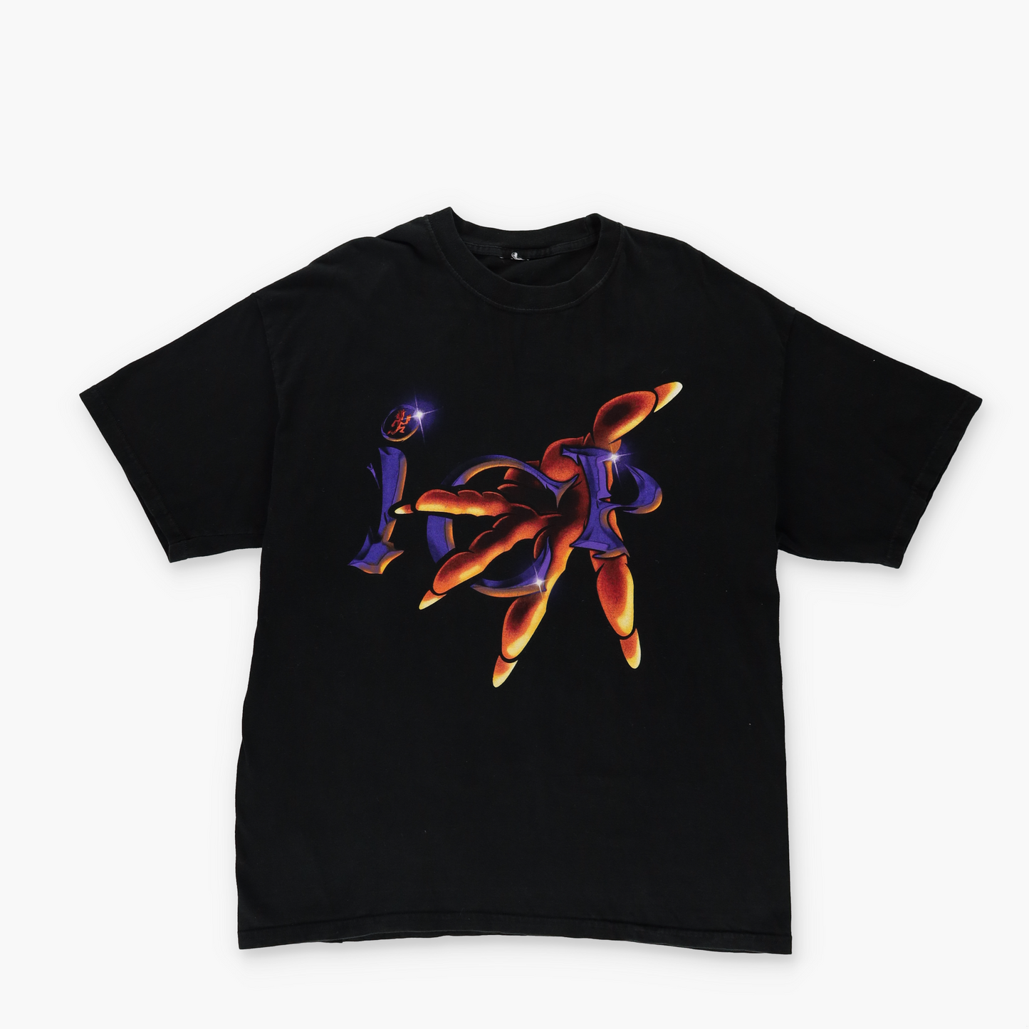 ICP 2002 Insane Clown Posse Double Sided Graphic Music Hip-Hop T-Shirt (L-XL)