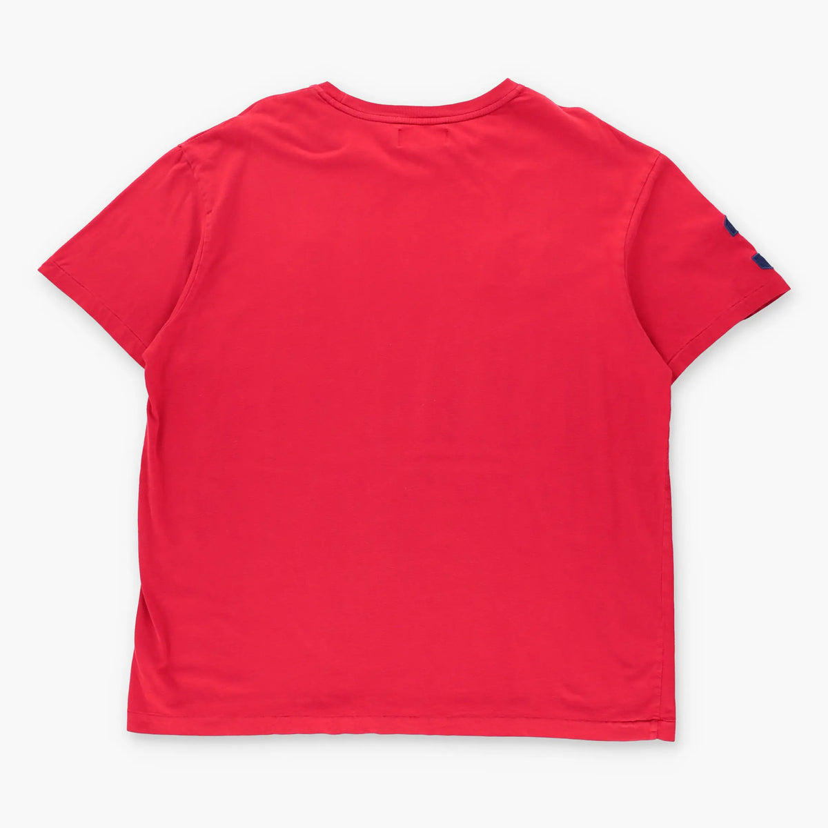 Vintage POLO RALPH LAUREN USA Flag #3 Embroidered Big Pony Red T-Shirt (L)