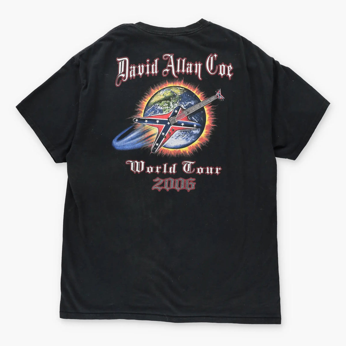 Vintage BIKE WEEK Y2K David Allan Coe Skull Motorcycle T-Shirt (XL)