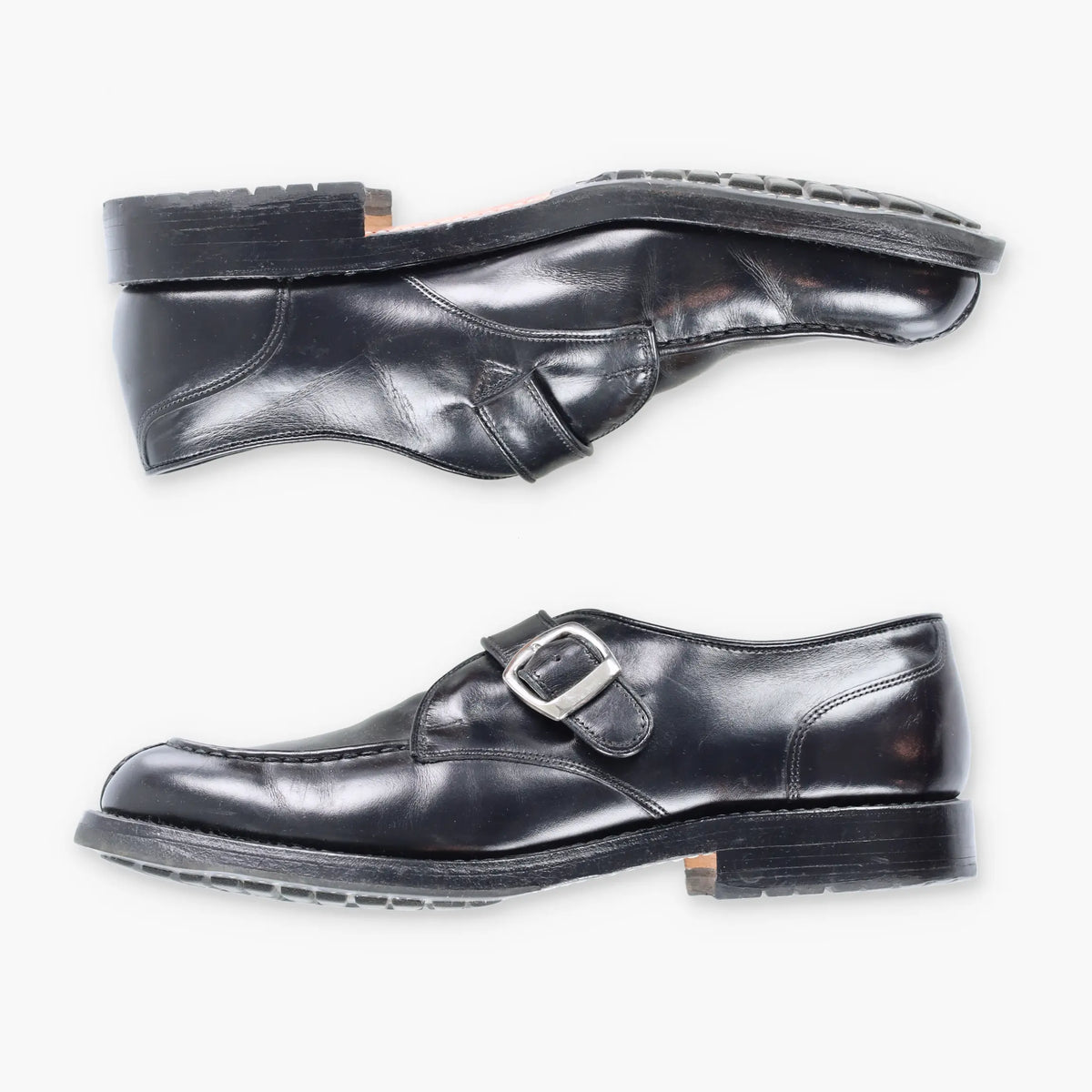 ALLEN EDMONDS Cornell Buckle Strap USA Made Black Shoes (9)