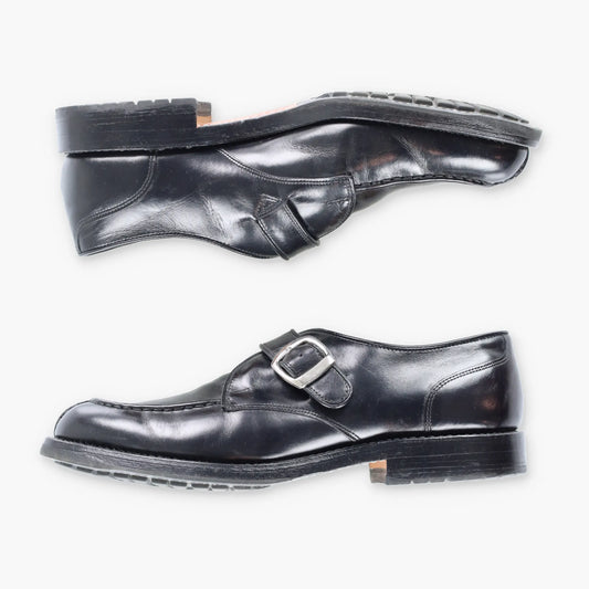 ALLEN EDMONDS Cornell Buckle Strap USA Made Black Shoes (9)
