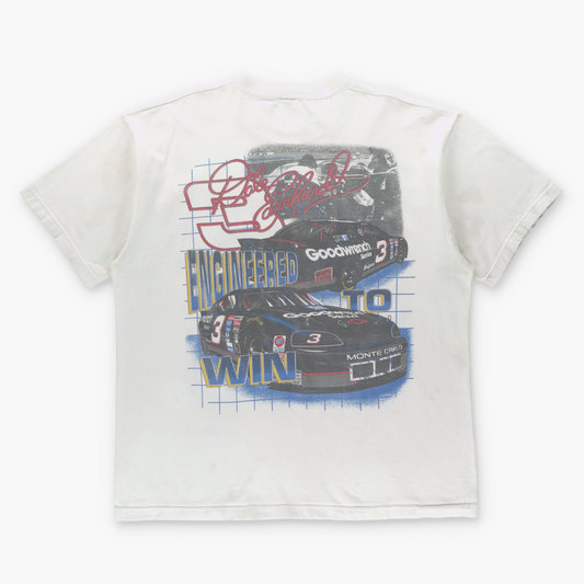 Vintage 1996 Dale Earnhardt "Blueprint Of A Champion" Double Sided NASCAR Tee USA Made (XL)