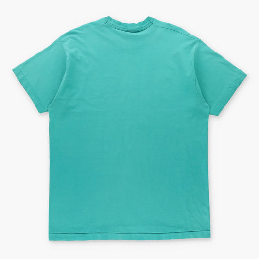 Vintage Snoopy "I Think I'll Go For The Birdie" Single Stitch Turquoise T-Shirt (L-XL) Vintage Sole Melbourne