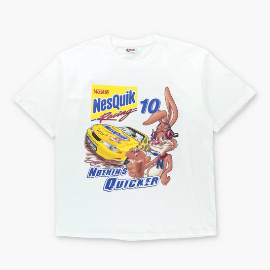 NESQUIK x NASCAR "Nothin's Quicker" Jeff Green CHASE AUTHENTICS Double Sided White Tee (XXL)
