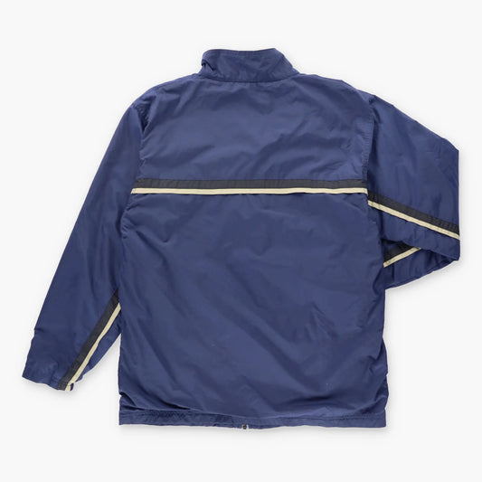 Vintage NIKE Embroidered Swoosh Stripe Zip Up Windbreaker Jacket (M)