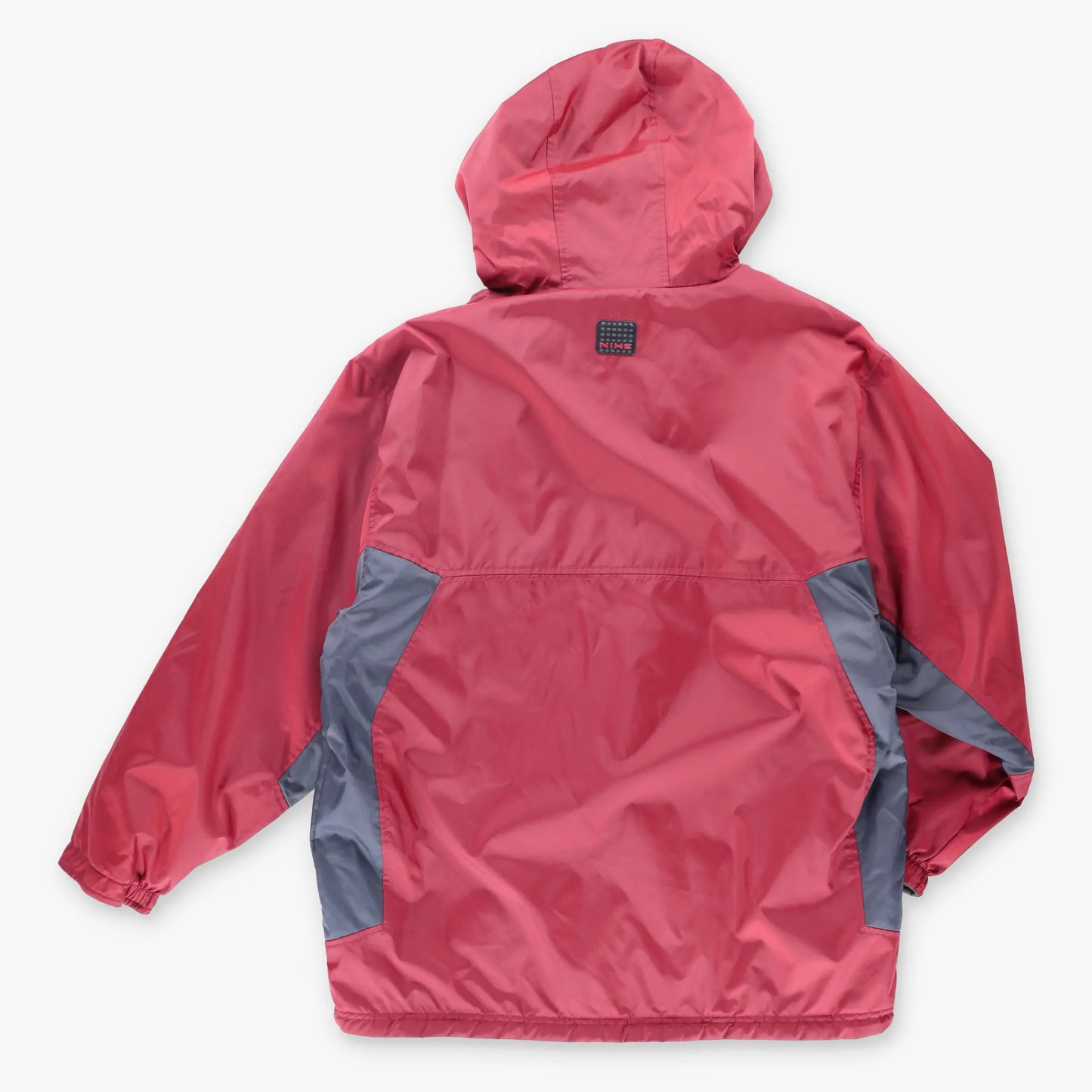 NIKE Vintage REVERSIBLE Swoosh Fleece Lined Zip Up Hooded Red Jacket (XL-XXL)