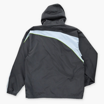 Vintage ALL BLACKS New Zealand 2009/2010 Hooded All-Weather Rugby Jacket (L)