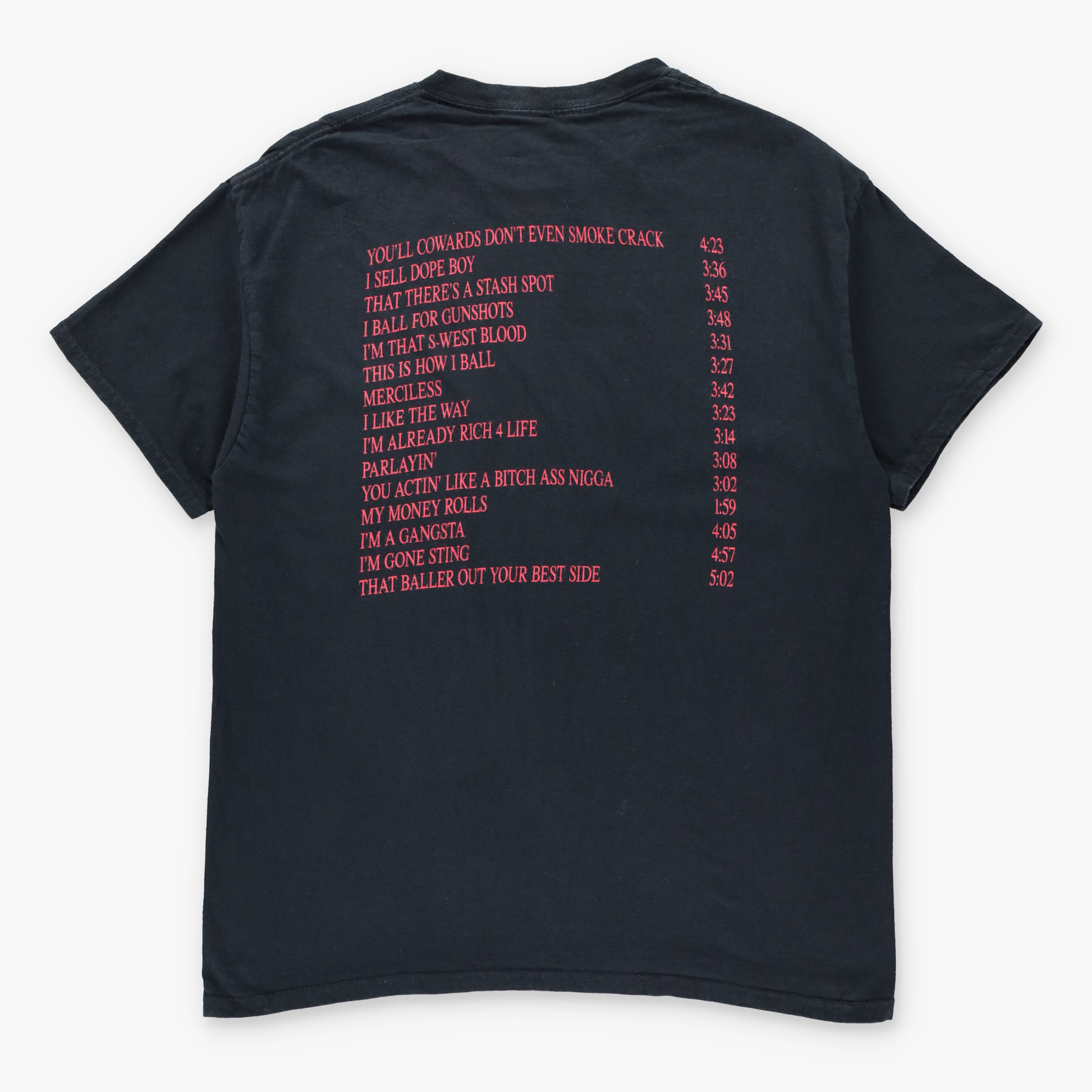 Vintage Autographed VIPER "You’ll Cowards Don’t Even Smoke Crack" Double Sided Rap Tee (L) Vintage Sole Melbourne
