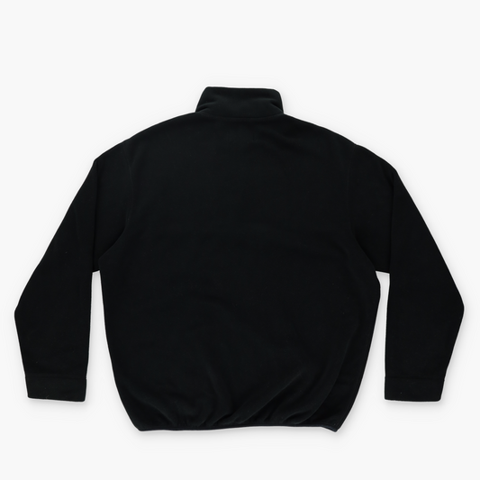 RALPH LAUREN POLO Embroidered Red Logo 1/4 Zip Fleece Sweatshirt (L)
