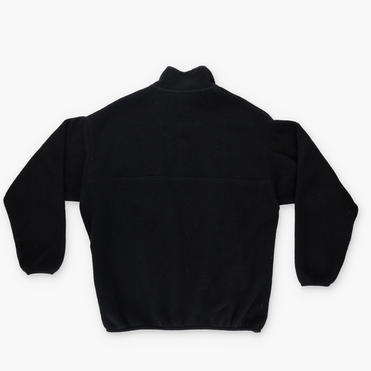 PATAGONIA 'Synchilla 1/4 Snap-T Black Fleece Jumper (L-XL)