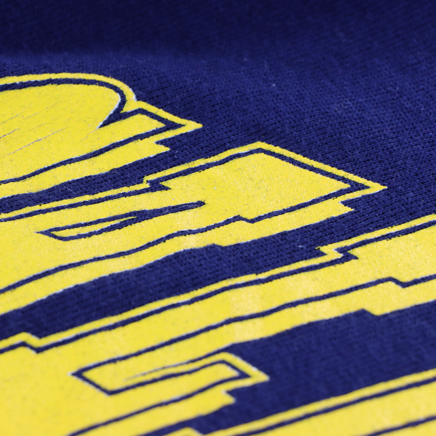 UC BERKLEY Golden Bears Navy & Yellow Varsity Football Sweatshirt (M)