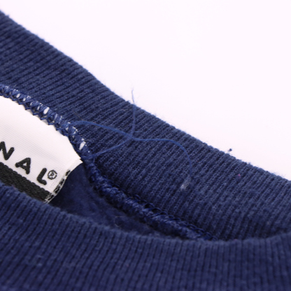 UC BERKLEY Golden Bears Navy & Yellow Varsity Football Sweatshirt (M)