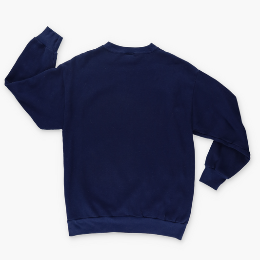 UC BERKLEY Golden Bears Navy & Yellow Varsity Football Sweatshirt (M)