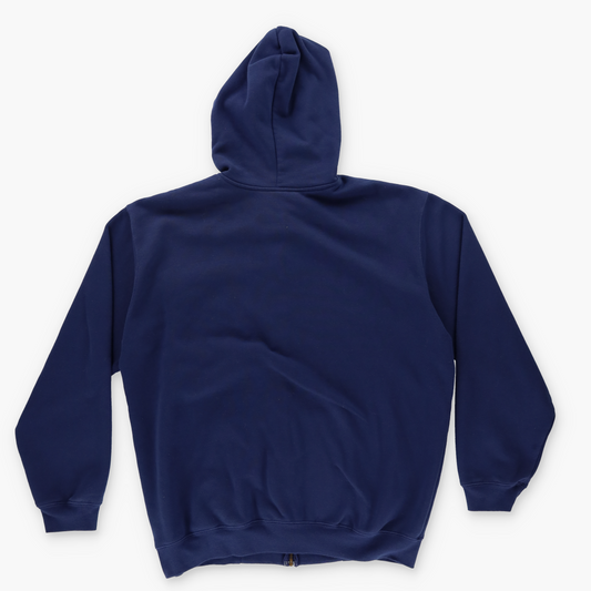 CARHARTT K122 Navy Loose Fit Hooded Zip-Up Sweatshirt (XL)