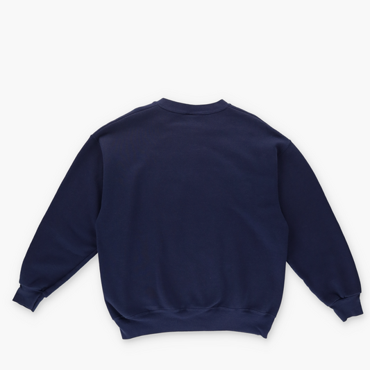 LEE Sport 90s NFL 'St Louis Rams' Spell Out Embroidered Logo Navy Sweatshirt (M)