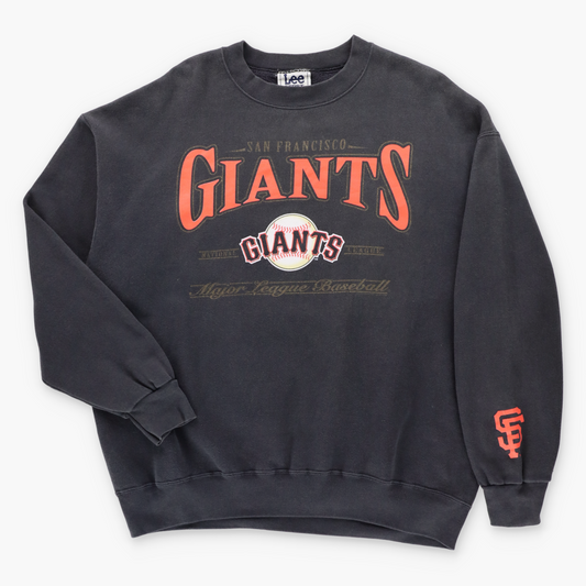 Vintage MLB San Francisco Giants LEE SPORT Glitter Graphic Baseball Sweatshirt (XL) ***COCO Vintage Sole Melbourne