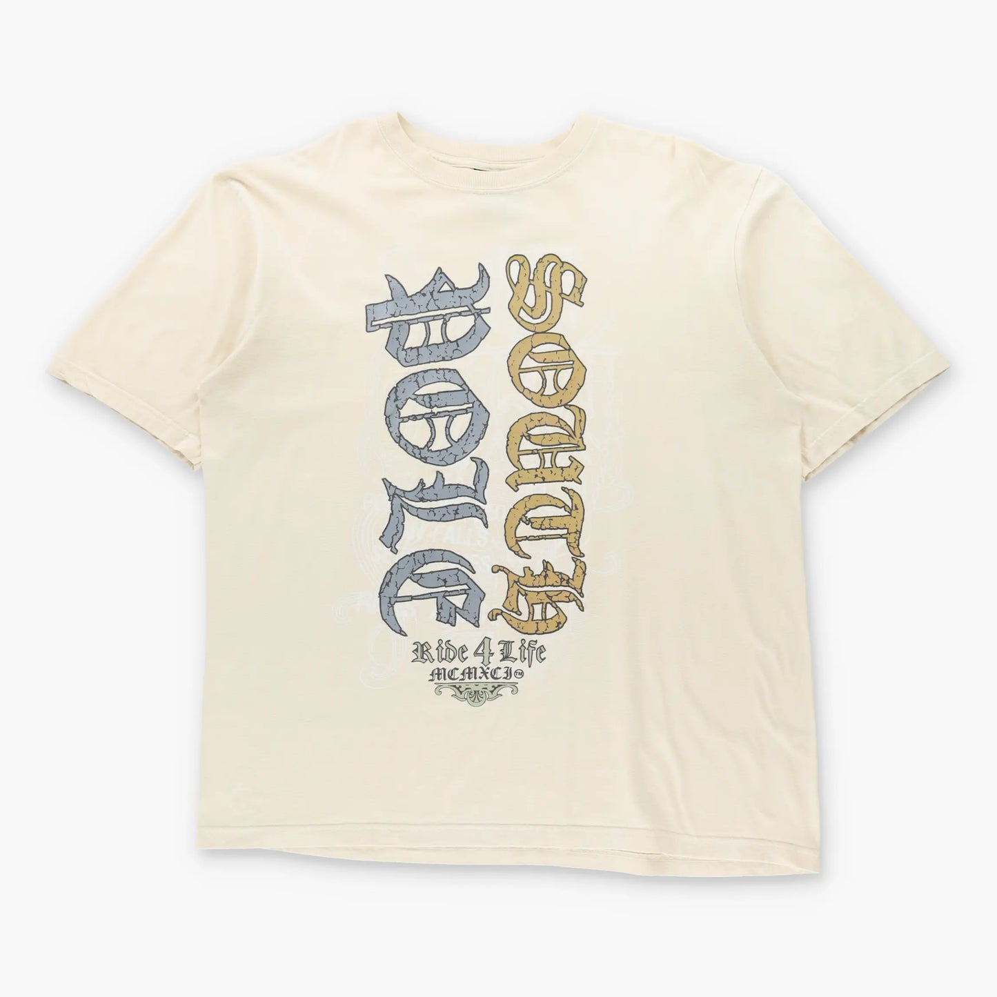 Vintage SOUTHPOLE "Ride 4 Life" Spell Out Logo Y2K Tee (XXXL)