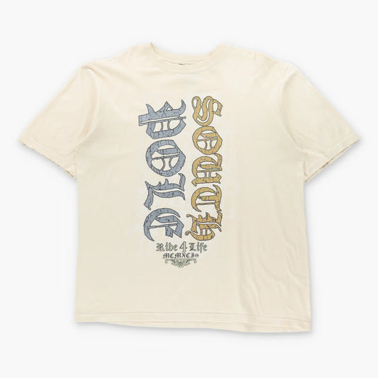 Vintage SOUTHPOLE "Ride 4 Life" Spell Out Logo Y2K Tee (XXXL)