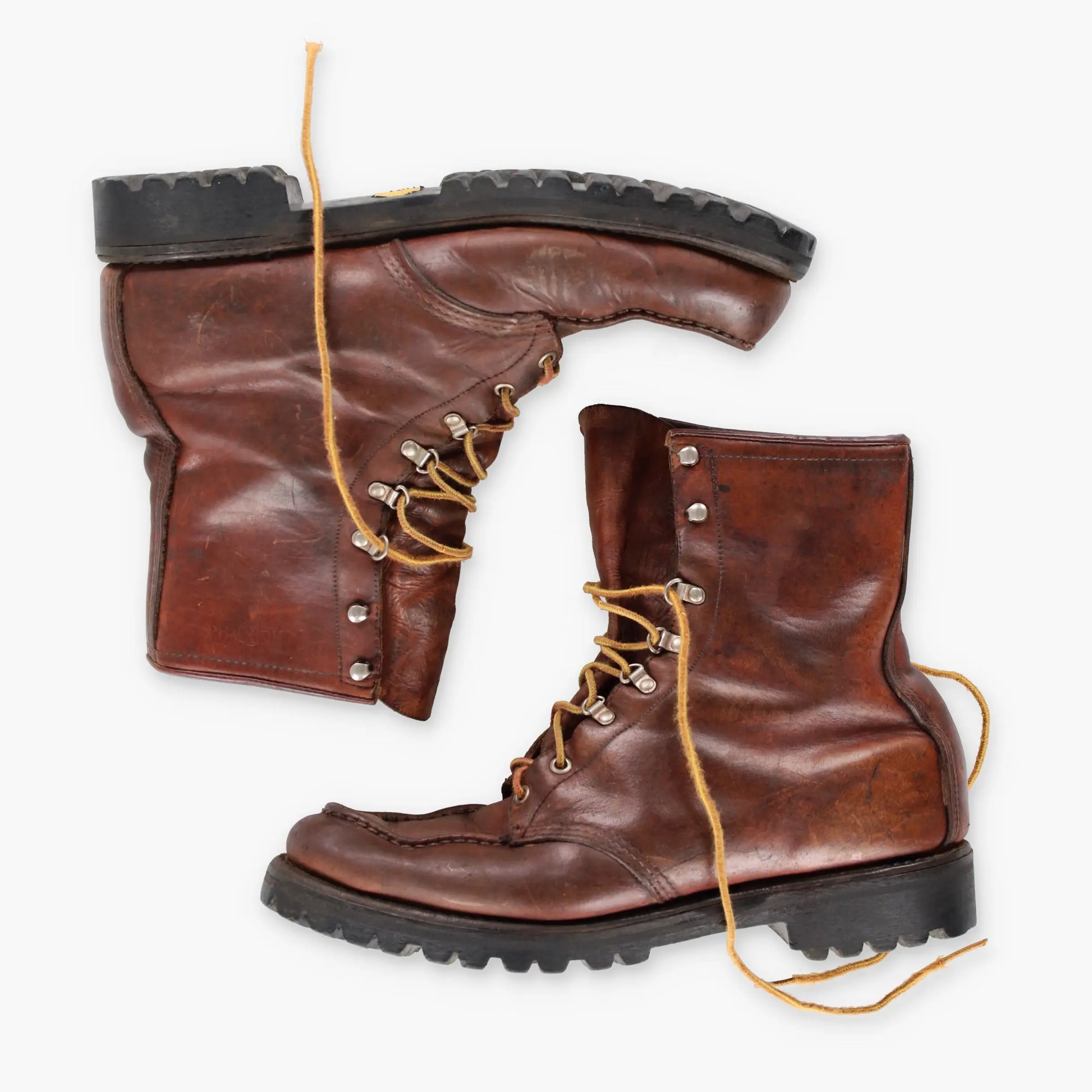 RED WING Irish Setter Brown Leather Hunting Boots (12 B) - Vintage Sole Melbourne