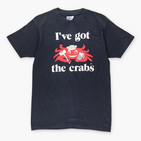 Vintage 'I've Got The Crabs' Seafood Comedy 50/50 Single Stitch Tee (XS-S)