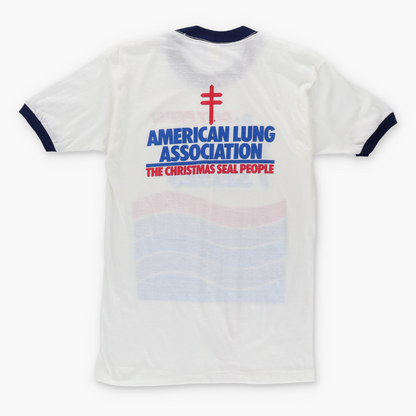 Vintage DIET PEPSI '10,000 Meter Series' 50/50 Single Stitch Ringer T-Shirt (S) Vintage Sole Melbourne