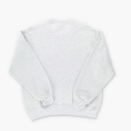 MICHIGAN Grey & Yellow USA Made 50/50 College Sweatshirt (M-L)