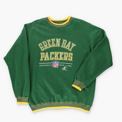 GREEN BAY PACKERS NFL Green & Yellow Football Sweatshirt (XL)