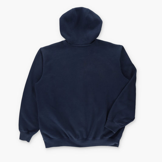 CARHARTT Navy 'Original Fit' Full Zip Hoodie Sweatshirt (L-XL Tall)