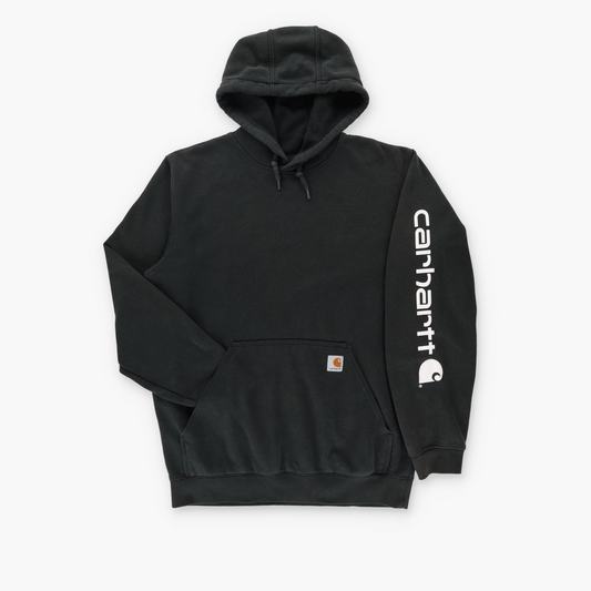 CARHARTT Black 'Original Fit' Hoodie Sweatshirt (M Tall)