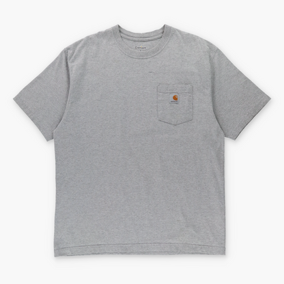 Vintage CARHARTT Grey Pocket Logo Classic Workwear T-Shirt (L) *Aubs Vintage Sole Melbourne