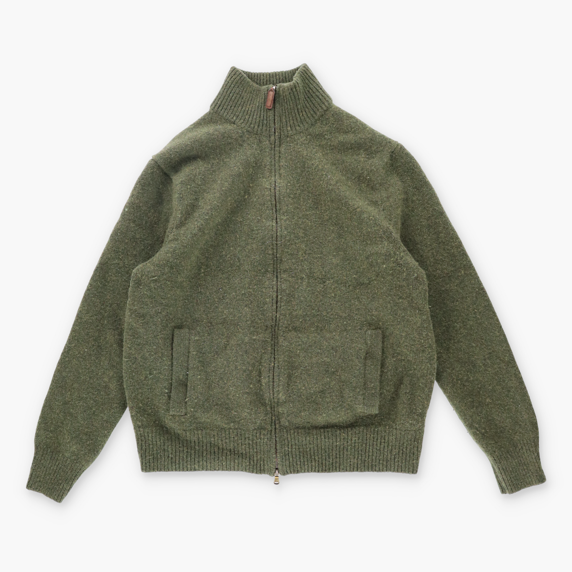 Vintage POLO RALPH LAUREN Merino Wool Green Quarter Zip Sweater *AUBS Vintage Sole Melbourne