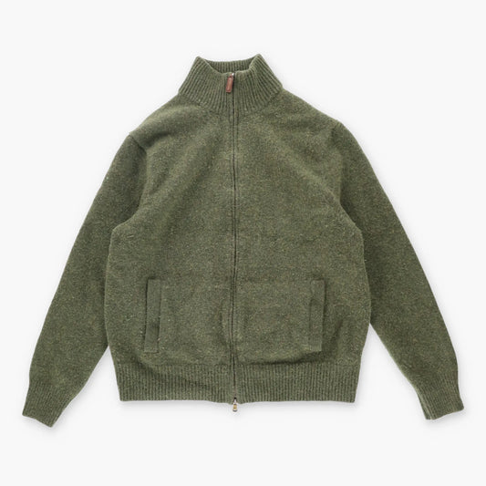 Vintage POLO RALPH LAUREN Merino Wool Green Quarter Zip Sweater *AUBS Vintage Sole Melbourne