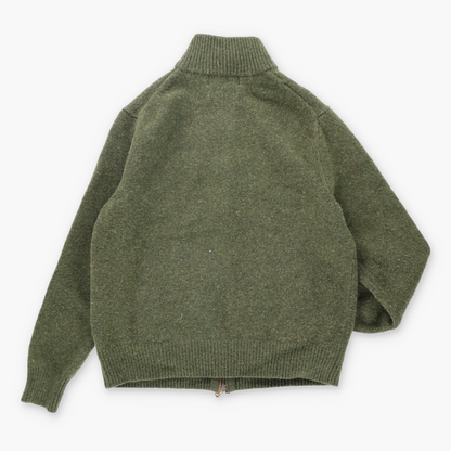 Vintage POLO RALPH LAUREN Merino Wool Green Quarter Zip Sweater *AUBS Vintage Sole Melbourne
