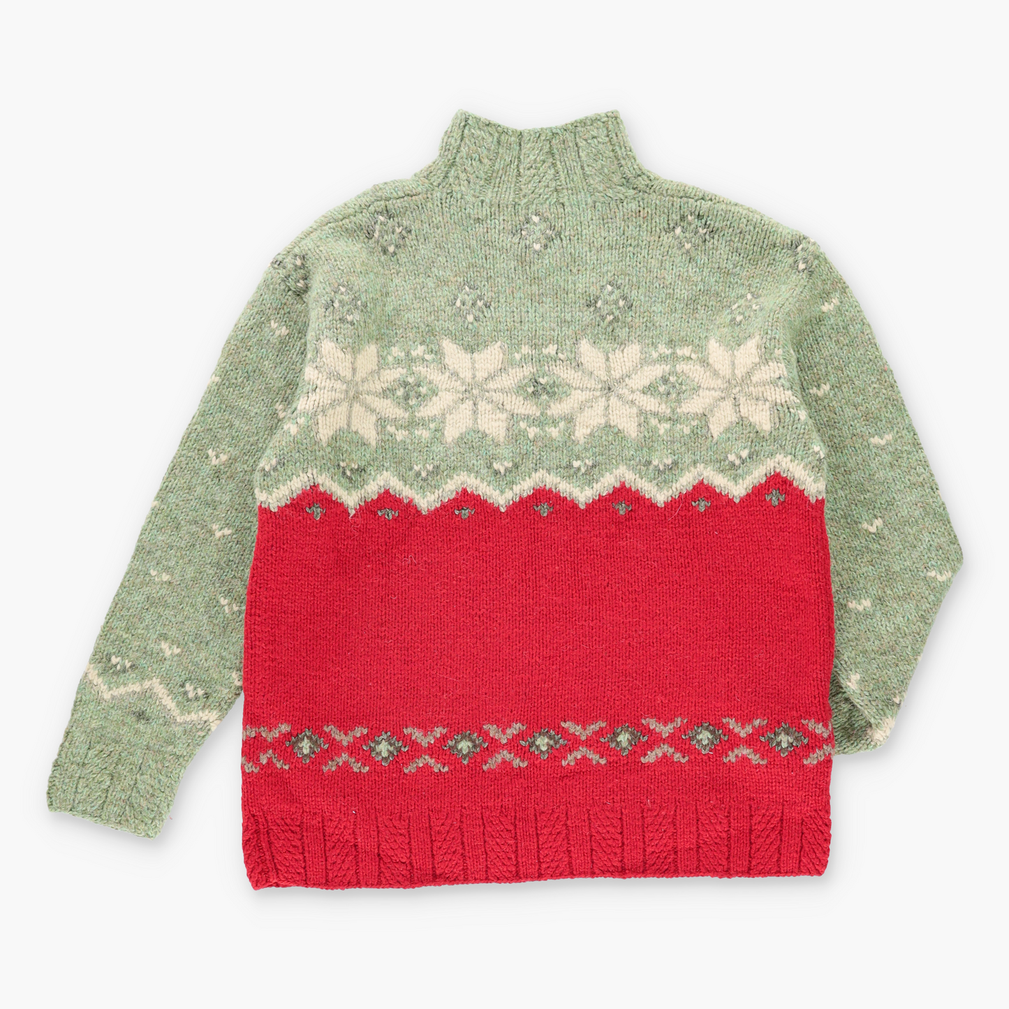 Vintage POLO RALPH LAUREN Quarter Zip Hand Knit Sweater *Aubs Vintage Sole Melbourne