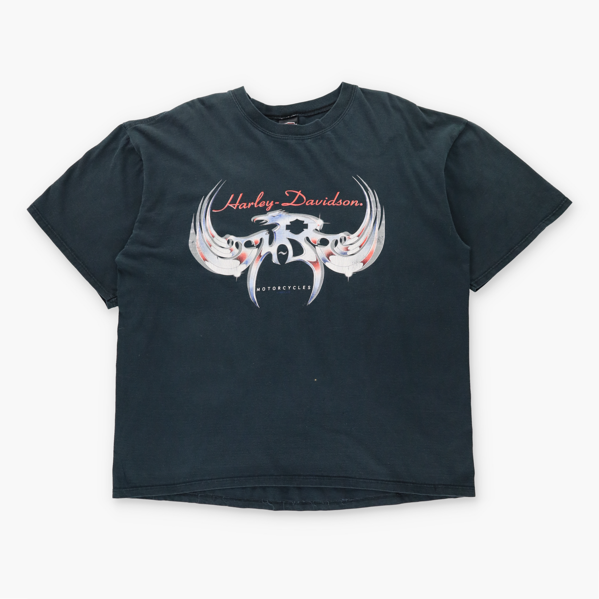 Vintage HARLEY DAVIDSON "Live To Ride" U.S Virgin Islands Y2K Tee (XL) ***COCO Vintage Sole Melbourne